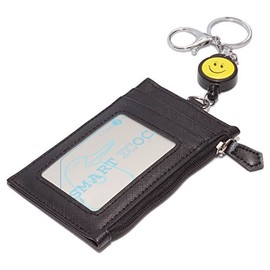 Nico-chan PR-NICOPASS Card Holder Case, IC Card Case, Concession Pass Holder, Retractable, with Reel & Key Holder, Coin Case, ID Card Holder, Work, School Commutes, Coin Purse -