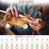 10 Pieces Number of Rows Markers, Numeric Stitch Markers, Knitting