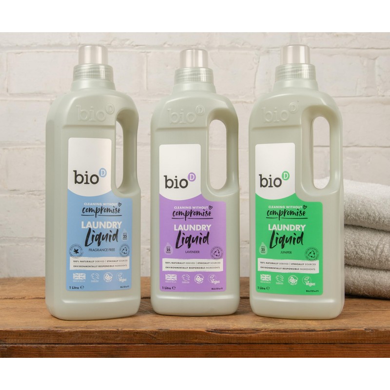 Bio-D Laundry Liquid Lavender Concentrated Non Bio 1 Litre