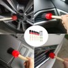 FUNNTY 11Pcs Auto Detailing Set（6 Sizes）, Boar Hair Brushes, Steel