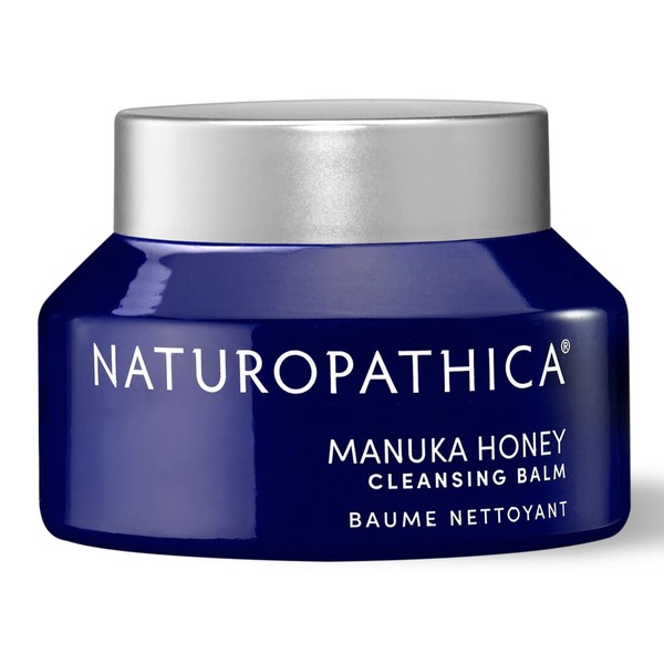 Naturopathica Manuka Honey Cleansing Balm - Deeply Moisturizing Daily Face Cleanser - Made in USA (2.8 oz)