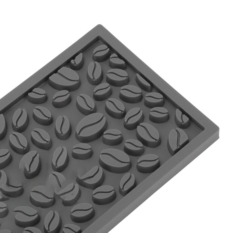 Coffee Bar Mat PVC Silicone Non Slip Rectangular Heat Resistant