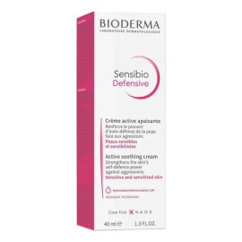 Bioderma Sensibio Defensive Crema, Hidrata Piel Sensible 40m