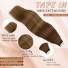Hetto Real Hair Tape-In Extensions Blonde Tape Extensions Real Hair