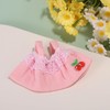Lyreh Cherry & Lace Doll Clothes, Knit Pink Collectable Plush