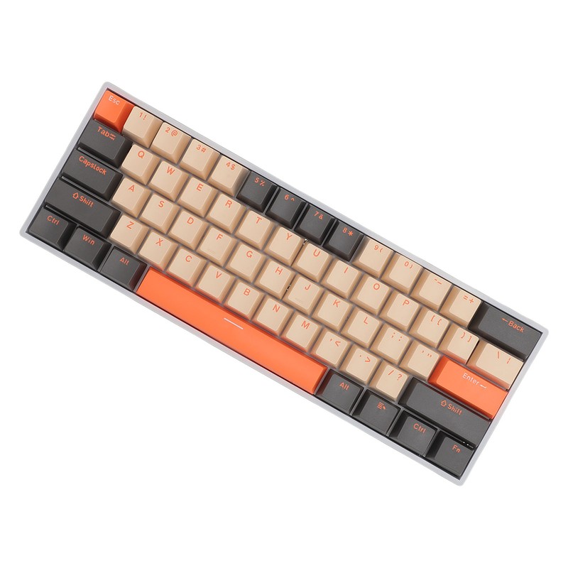 Mechanical Keyboard 61 Keys RGB Backlight 3 Connection Modes Wireless
