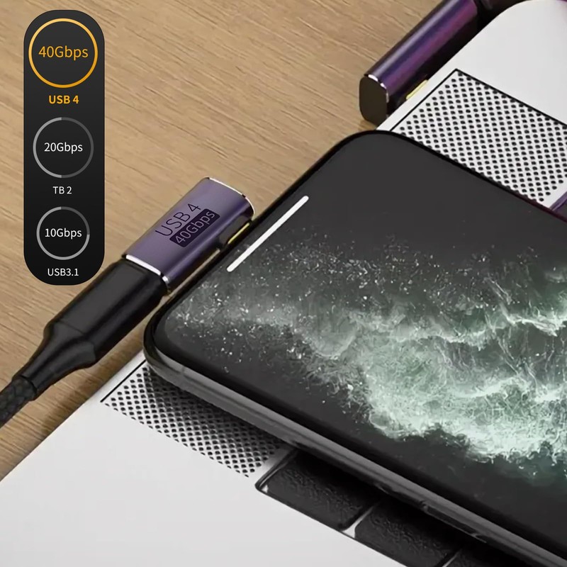 Pence & Moon Collective 2 Pcs 90 Degree Usb C,