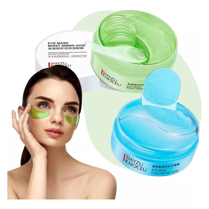 Universo en Linea 2 Tarro 60 Parches Hidrogel Ojos Colageno