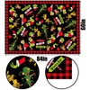 Heyfary Grinchmas Tablecloth Buffalo Plaid Check Merry Christmas Winter Holiday