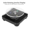 Solar Powered Rotating Showcase, 360 Degrees Rotating Turntable Watch Phone