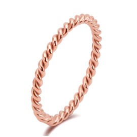 FAICAEIRI Pure Copper Tensor Rings Twisted, Twist Ring Jewelry,Pure copper Rings for Women and Men,Solid Twisted Copper Ring Jewelry for Women (6)