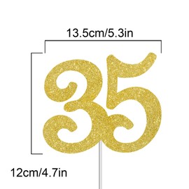 Decoración para tarta de números. 35