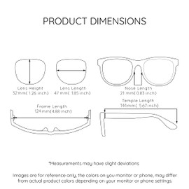 Edge I-Wear Retro Inspired Two Tone Rectangular Reading Glasses 540883TT-2.50-4 (Red)