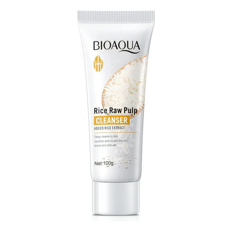 Bioaqua Jabón Facial de Arroz, Limpieza Suave e Iluminadora, Todo