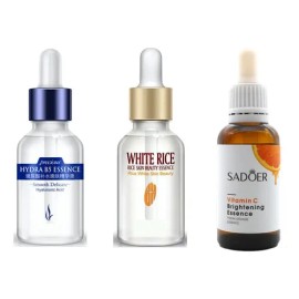 Kit De 3 Sueros Serum Facial Ácido Hialurónico Vitamina C                                                                                             