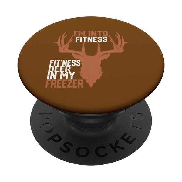 I'm Into Fitness Deer Freezer Funny Hunter Dad Hunting PopSockets