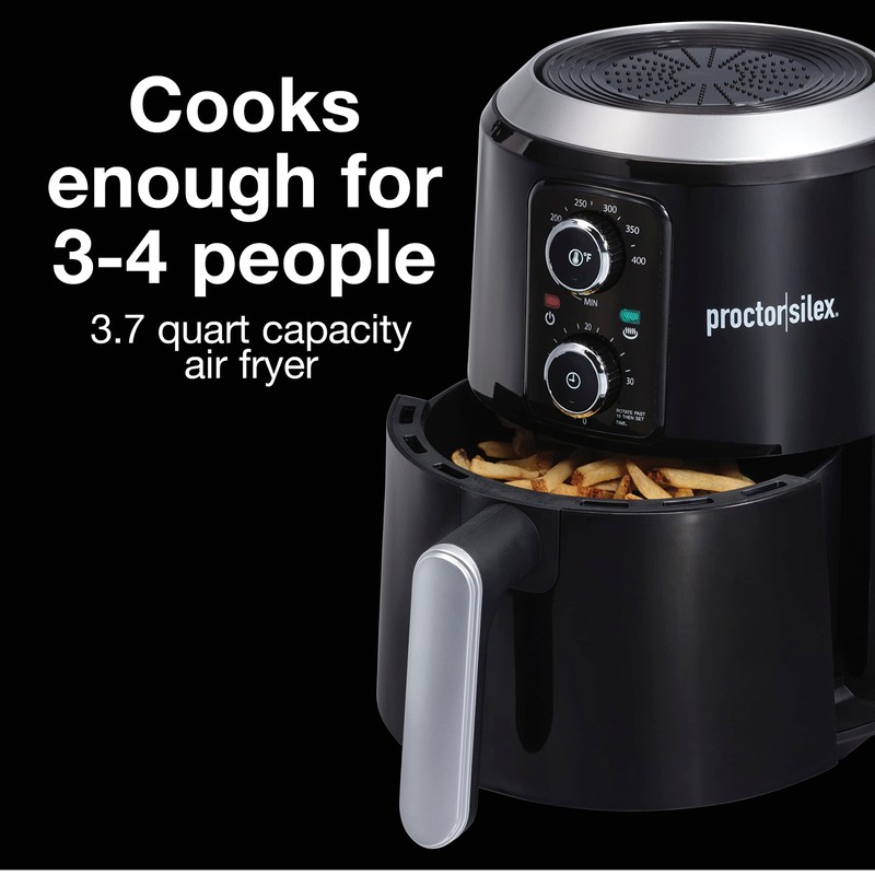 Proctor Silex 3.7 QT Air Fryer Oven with Temperature Control,