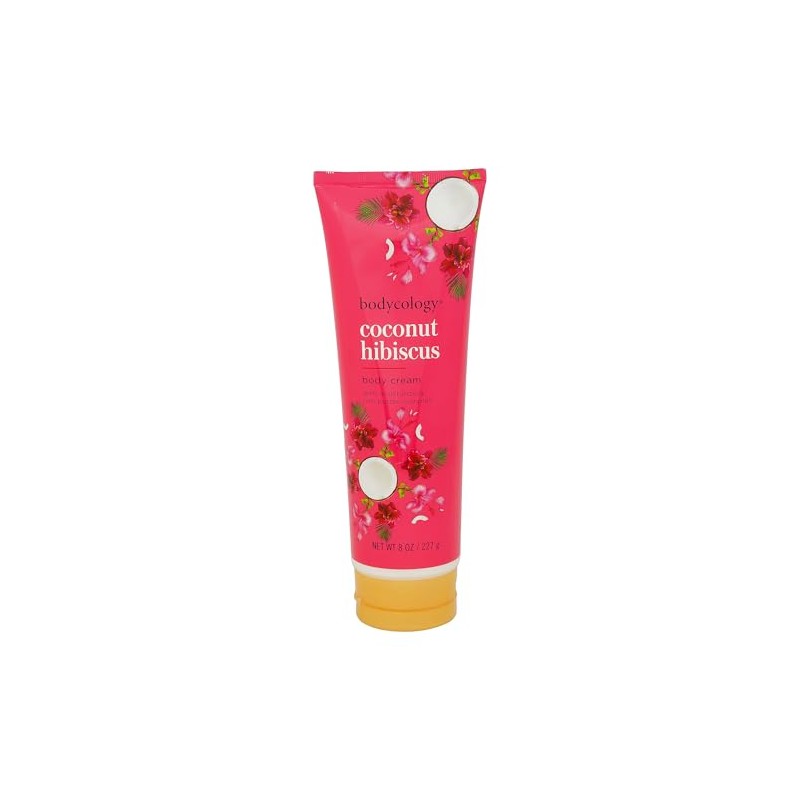 Bodycology Crema Corporal de Karité, Coconut Hibiscus, 8 oz
