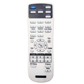 INTECHING 1519442 Projector Remote Control for Epson EB-93, EB-935W, EB-95, EB-96W, BrightLink 450Wi/ 455Wi, PowerLite 1835/ 450W/ 460/824+/ 825+/ 826W+/ 84+/ 85+/ 905/ 915W/ 92/93/ 935W/ 95/ 96W