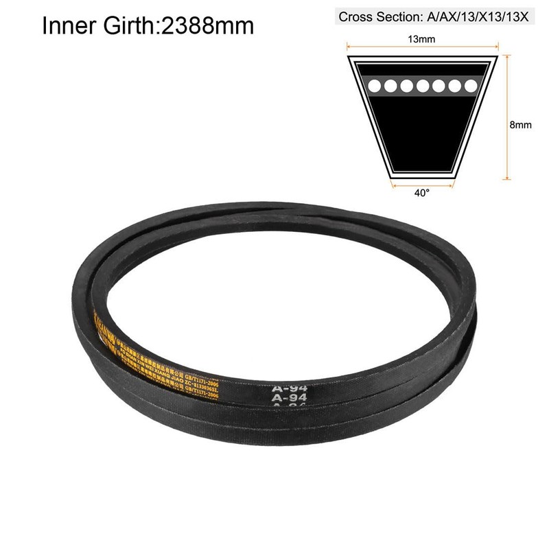 sourcing map A-94 Drive Belt 94 Inch Pitch Length Industrial
