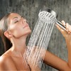 G-Promise Solid Metal Brushed Nickel Handheld Shower Head With Extra