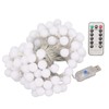 LED Ball String Lights USB Interface 8 Light Modes Warm