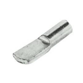 HARDWARE FOR YOU LTD PACK OF 10 SHELF SUPPORT PLUG IN FOR 4MM HOLE BRASS OR NICKEL PACK OF 10 (NICKEL PLATED)