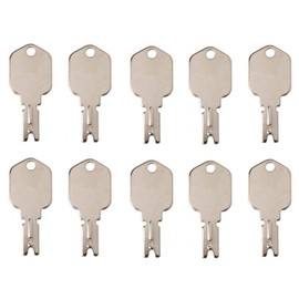 ZEACCT 10 Handfuls Forklift Key Set 166 Stainless Steel Ignition Spares Heavy Duty Replacement for Forklifts Durable and Reliable Design