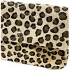 Jeamis Suede Shoulder Bag Leopard Suede Bag Crossbody Clutch Leather