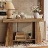 Tohomeor 47.24" Farmhouse Entryway Console Table, Narrow Sofa Table Behind