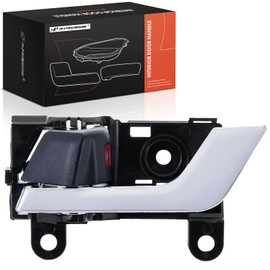 A-Premium Front or Rear Left Driver Side Interior Door Handle Compatible with Toyota Highlander 2008-2013, Black Housing with Chrome Lever, Replace# 6920620210C0