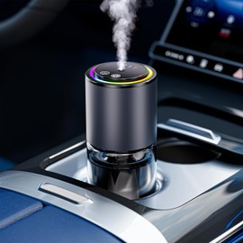 Smart Car Air Freshener Diffuser with RGB Music Sync Light