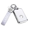 SHANGHONG Compatible with Volvo Key Fob Cover with Keychain Leather