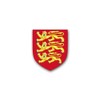Sticker Coat of Arms England Three Lions Normandy 6 x