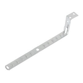 Xadnitu 100 Pack Stud Mounting Cable Support ，Galvanized Steel Stud Support with Locking Tab Silver Box Fasteners for All Indoor and Outdoor Cable Management Needs