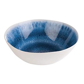 APS Blue Ocean 84678 Bowl Diameter 30.5 cm Height 9 cm Melamine 3 Litres Blue/White