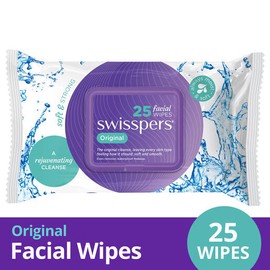 Swisspers Original Facial Wipes 25 Pack