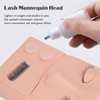 Lash Mannequin Head Replaceable Eyelid Eyelash Extension Practice Makeup Training