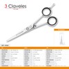 3 Claveles Air Hair Scissors 5.5"