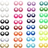 Bluebubble DISCO FEVER 56mm Large Round Monochrome Hoop Earrings -