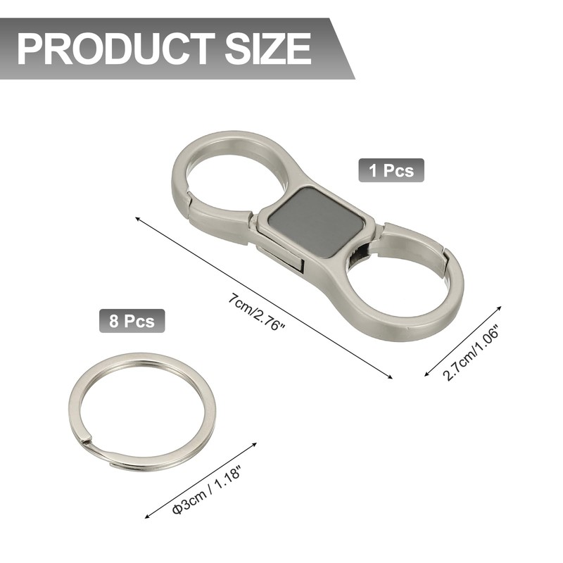 PATIKIL Key Chains for Car, Quick Release Keyring Heavy Duty