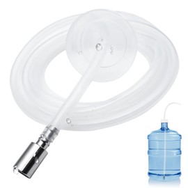 Food Grade Rubber Hose and Weight Block Set for 5 Gallon Water Bottle Pump, Food Grade Silicone Water Pump Hose for Electric Water Bottle Pump, Rubber Pipe Hose Tube Replacement