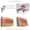 Tiberham Heavy Duty Folding Console, Pack of 2, Wall Mounting,