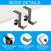 PATIKIL 2Pcs Purse Hook for Table, Adjustable Clamp-on Purse Hanger