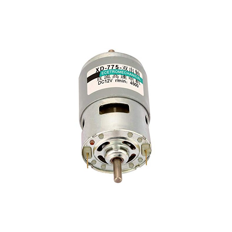 DC24V 12V 775 Motor 50W High Performance Double Shaft DC
