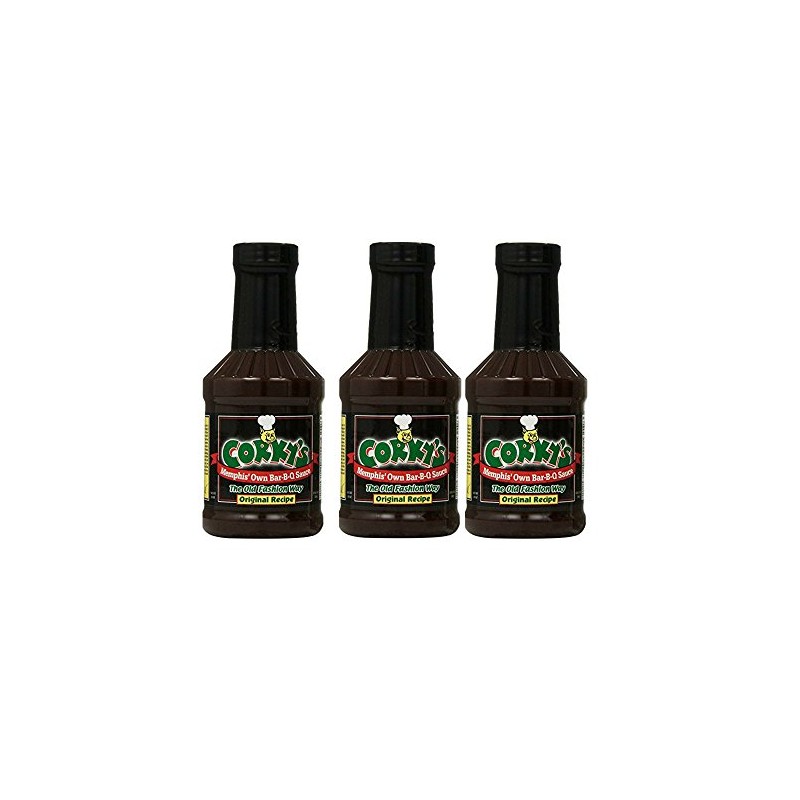 Corky's Memphis' Own Bar-B-Que Sauce- Original (3 Pack)