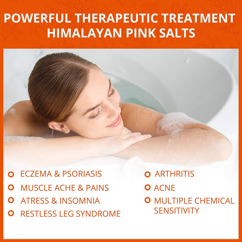 Natural Solution Himalayan Pink Salt Body Soak, Cork Jar Filled