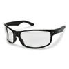 Crossfire CK7 Premium Safety Eyewear, Shiny Black Frame with Clear