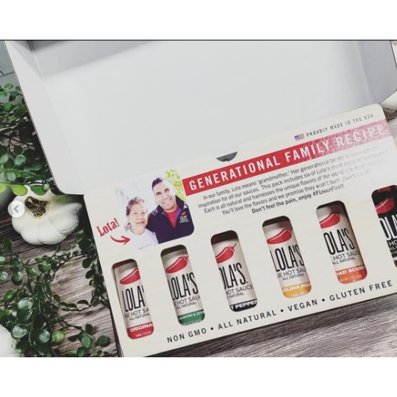 Lola’s Fine Hot Sauce 6 Pack Gift Set | Family