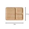 TAMAKI T-695050 Warms, Lunch Plate, Diameter 9.8 x Depth 7.3
